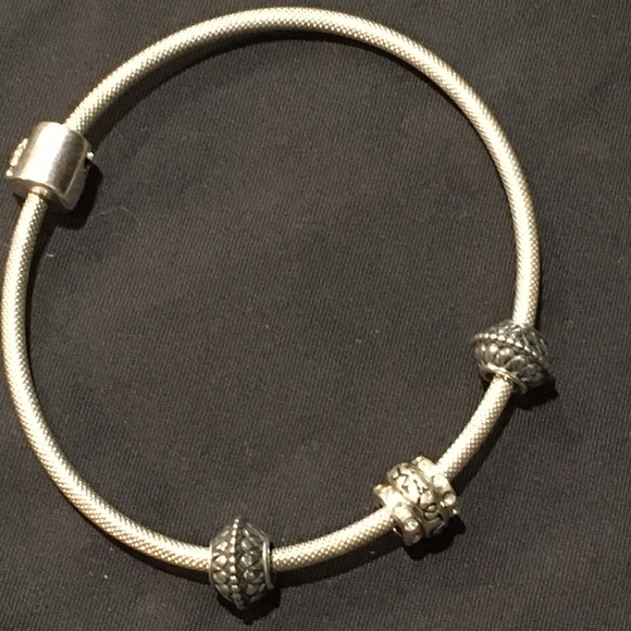 Sterling silver charm set. Originality beads. - Picture 3 of 9